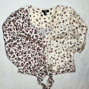 PAIGE Isadora Floral Top Size M